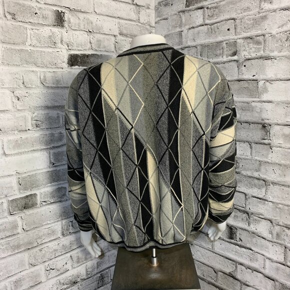 Vintage Tundra Sweater Medium Grunge Grandpa Dad 90s Biggie Crew Neck Pullover - Picture 4 of 12